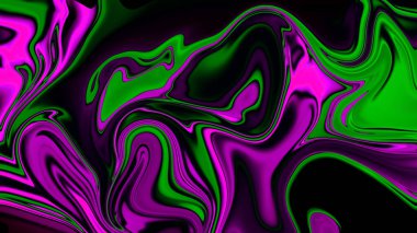 Dijital sıvı dalga arkaplanı. Pankart, el ilanı, kapak ve poster sanrı sanatı için sıvı soyut mermer renkli dalga dokusu. Stok illüstrasyonu.