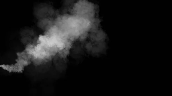 Explosion Chemistry Smoke Bomb Isolated Background Freezing Dry Fog Bombs — Stock Photo, Image