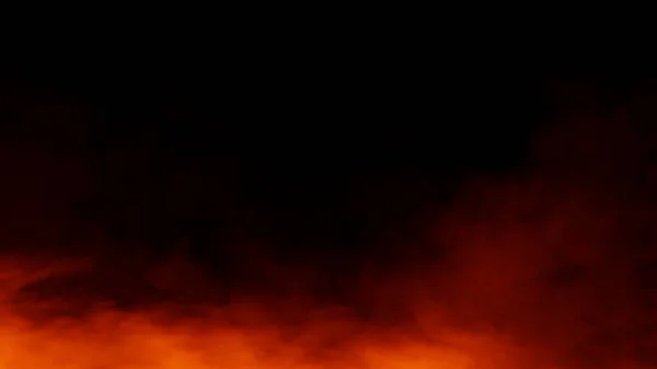 Metin Uzay Için Gizemli Ateş Sisi Dokusu Duman Kimyası Izole — Stok fotoğraf