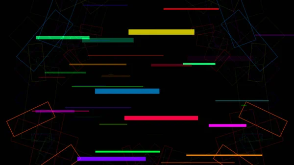 Tech Faktura Wielokąta Linie Prędkości Neonu Świecące Rozmyte Diodowe Paski — Zdjęcie stockowe
