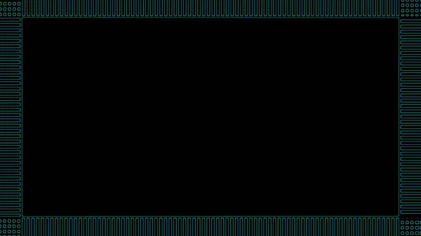 Wyświetl Nakładki Technologicznego Interfejsu Cybernetycznego Ramka Pojedynczym Tle Obrys Tekstury — Zdjęcie stockowe