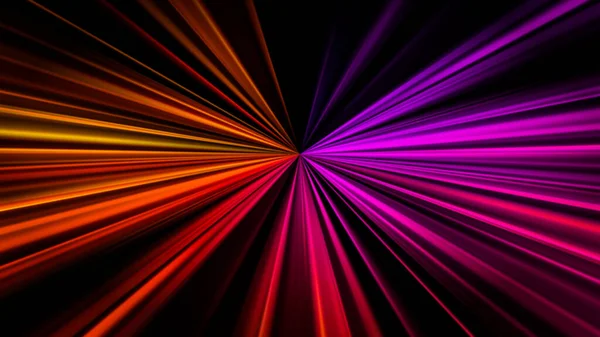 Colorful Blurred Light Stripes Motion Abstract Background Rainbow Rays Led — Stock Photo, Image