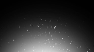 Mükemmel ateş parçacıkları izole edilmiş siyah arkaplanda kıvılcımlar oluşturur. Doku örtüşüyor. Patlama yanma etkisi.