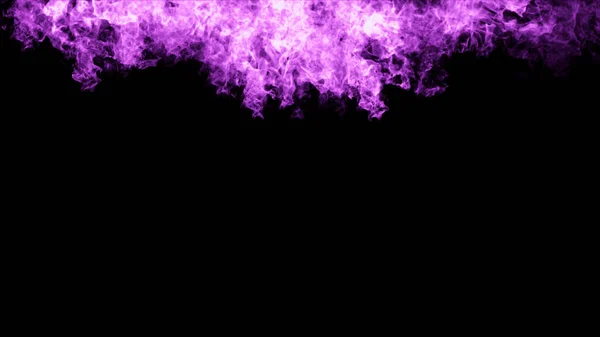 紫色火焰在孤立的背景下 完美的爆炸效果 装饰和覆盖的背景 概念燃烧火焰和轻质覆盖 — 图库照片