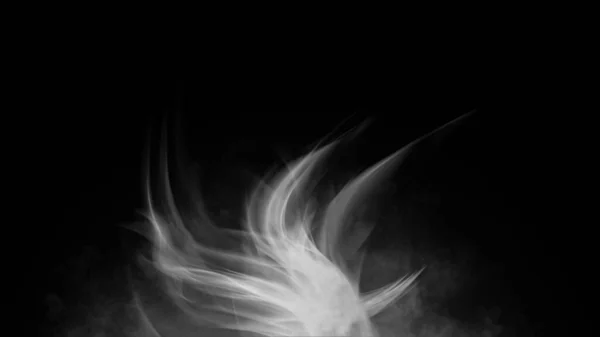 Волшебный Огонь Изолированном Фоне Эффект Взрыва Украшения Покрытия Чёрном Фоне — стоковое фото