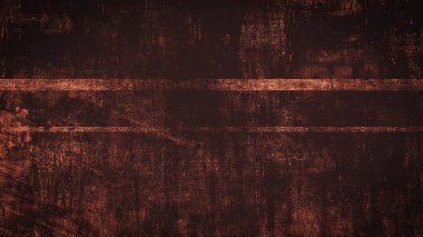 Esmer çizik, çizik, sürtünme, yaşlı yüzeyde toprak. Boşluk veya metin için eski film efektleri.