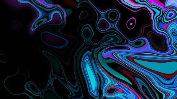 Trendige Abstrakte Bunte Flüssige Hintergrund Stilvolle Marmor Wellen Textur Lager — Stockfoto