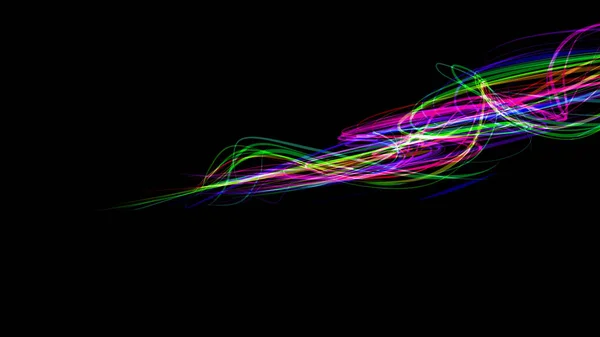 아름다운 추상적 광선의 배경입니다 마법의 마법의 빛줄기 Glow Wave Wind — 스톡 사진
