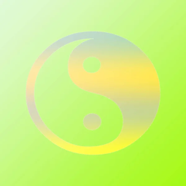 colorful yin yang symbol illustration