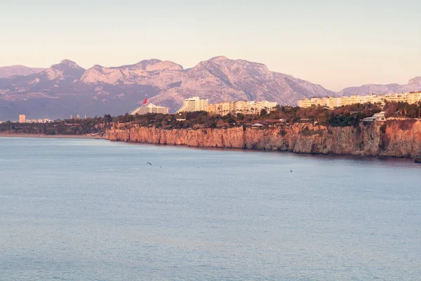 Antalya Havet Och Bergen Havet Turkiet Antalya — Stockfoto