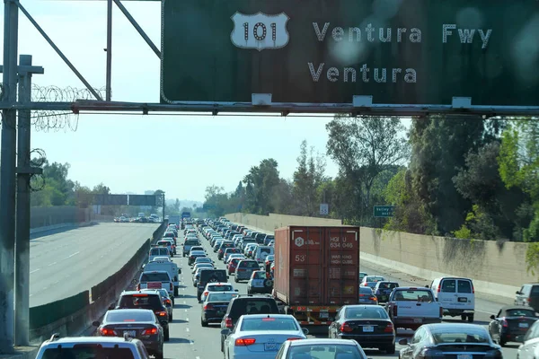 Stadtstraßen Los Angeles Und Constellation Road Den Usa — Stockfoto