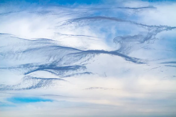 Différents Nuages Dans Ciel Bleu Turquie — Photo