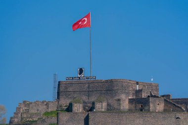 Türkiye Kars Şatosu ve Kars Kalesi manzarası