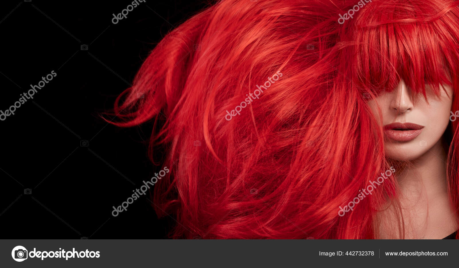 Young Woman Shaking Healthy Long Shiny Hair Dyed Professional Red Stock Photo by ©casther 442732378 Young Woman Shaking Healthy Long Shiny Hair Dyed Professional Red Stock Photo by ©casther 442732378