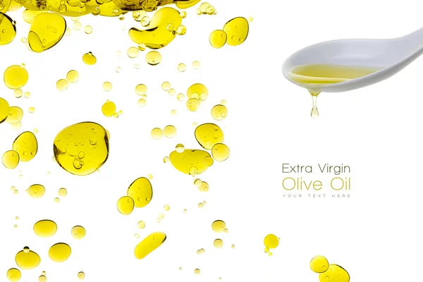 Extra Virgin Olive Oil. Template Desing — Stock Photo, Image