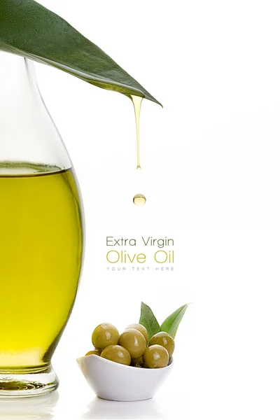 Olio extra vergine di oliva — Foto Stock