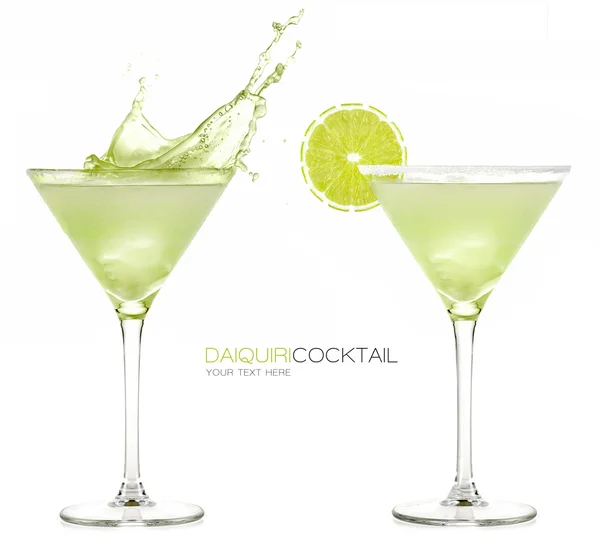 Cóctel congelado Daiquiri. Salpicaduras — Foto de Stock