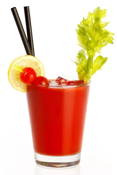 Delicioso jugo de tomate fresco. Concepto de dieta saludable — Foto de Stock