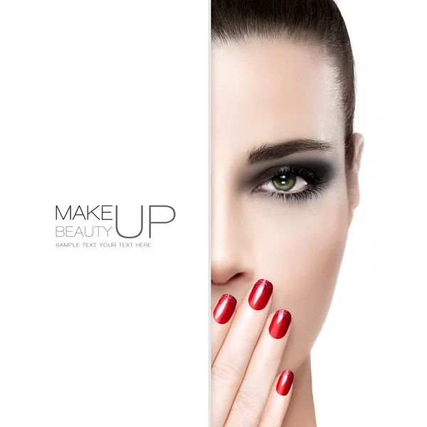 Beauté Ongles Art et Maquillage concept — Photo