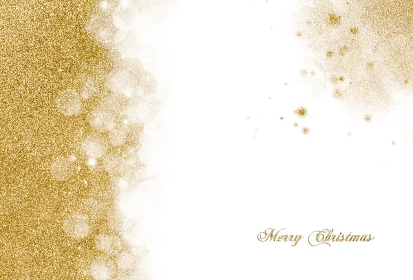 Christmas background with golden glitter — Stock Photo, Image