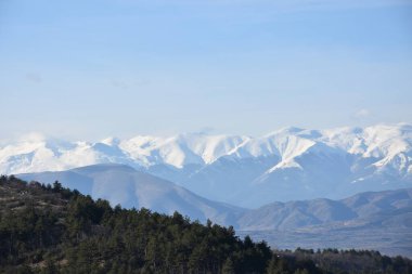 Sar Planina View Vodno Dağı 'ndan