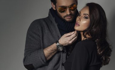 moda çift birlikte poz