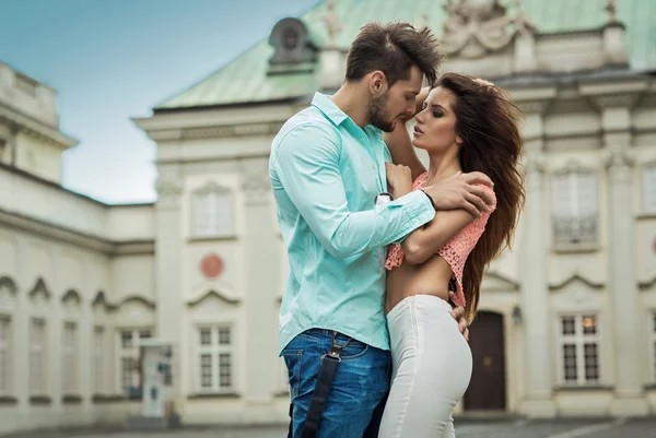 Sexy young couple in love — Stock Photo, Image