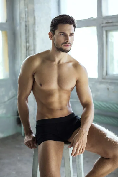 Handsome man in underwear — Stock Photo, Image
