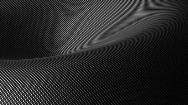 Siyah örtülü arkaplanın 3B çizimi