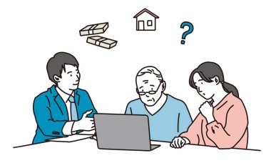 Miras konusunda danışmanlık yapan ebeveynler ve çocuklar