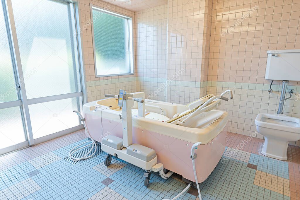 Bathing equipment for long-term care facilities