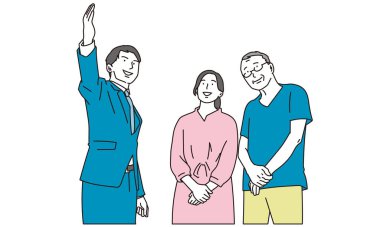 Tesis hakkında bilgi alan ebeveynler ve çocuklar