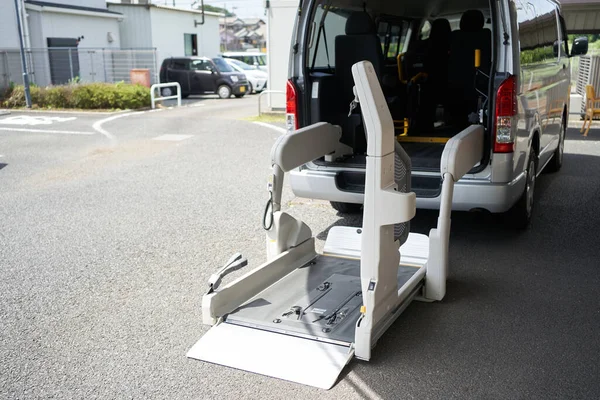 Táxi Cuidados Longa Duração Uma Instalação Japonesa Cuidados Longa Duração — Fotografia de Stock