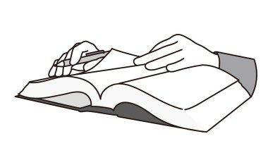 Sözlüğe bakan bir işadamı