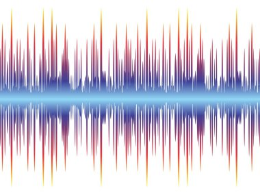 Arka plan ses dalgası ile.