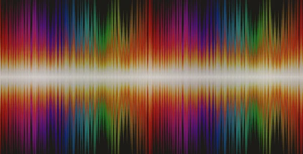 Колір звукової хвилі . — стоковий вектор