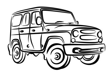 artan passability araba taslağını.