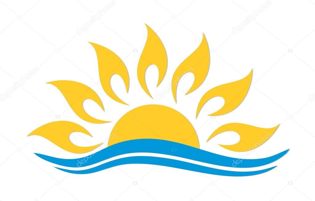 Logo sun and sea.