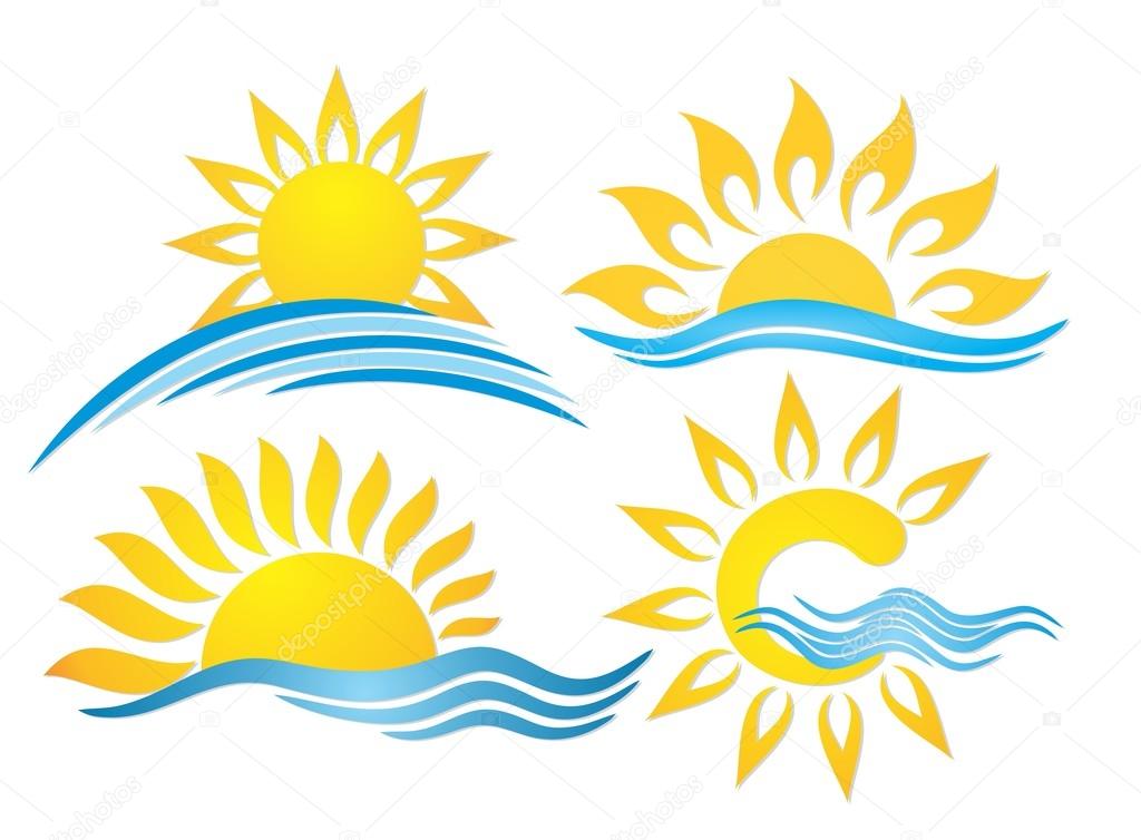 Logo sun and sea.