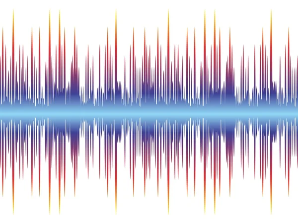 Background with sound wave.