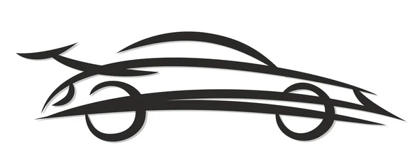 Logo of the fast car. — Stock Photo, Image