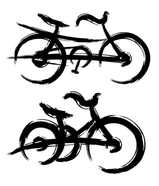 Logók a kerékpárok. — Stock Vector