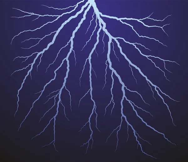 Lightning stroke in the sky. — Stock Photo, Image