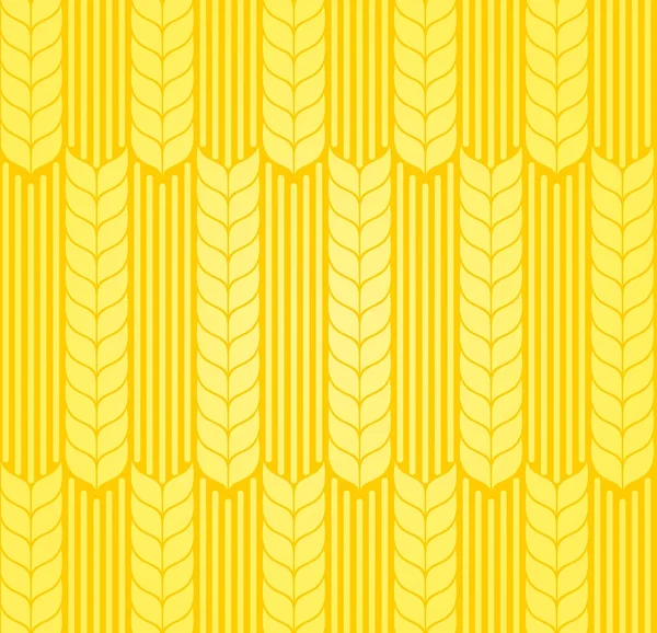 Seamless background with wheat. — Stock Vector