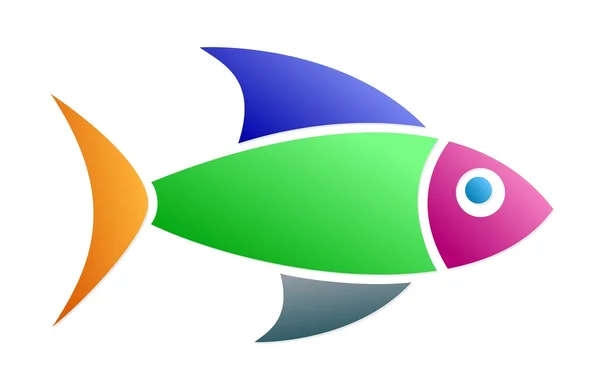 Logo du poisson . — Image vectorielle