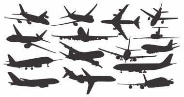 Yolcu uçakları kümesi. 