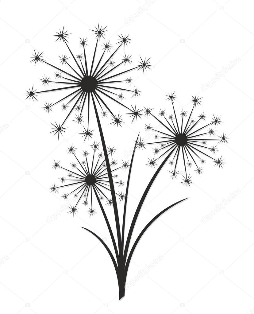 Bouquet Of Wild Flowers Image Vectorielle Designeran