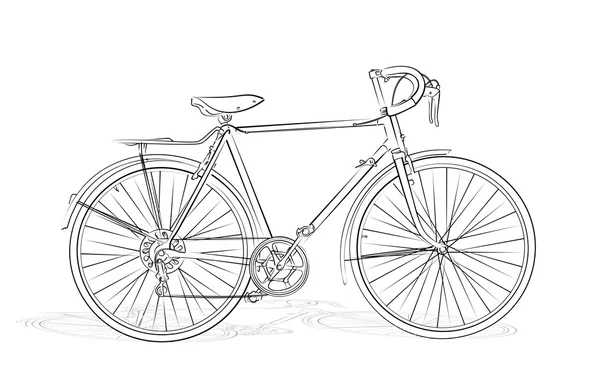 Σκίτσο του σπορ ποδηλάτων. — Φωτογραφία Αρχείου