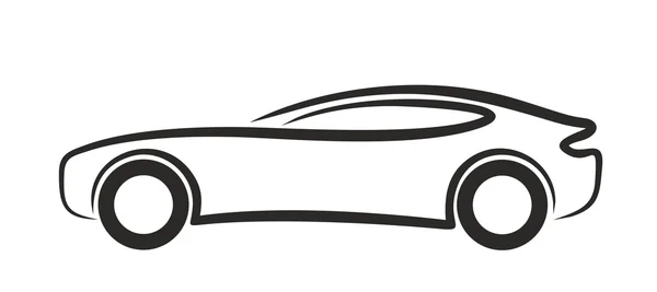 Logo voiture de sport . — Image vectorielle