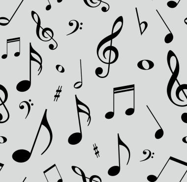 notları ile sorunsuz arka plan. 